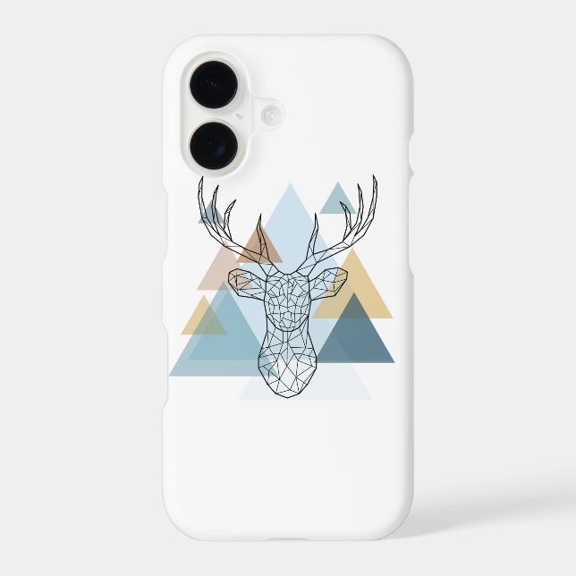 Geometric Deer Portrait (Back)