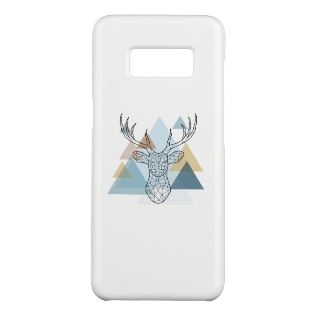 Geometric Deer Portrait Case-Mate Samsung Galaxy Case (Back)