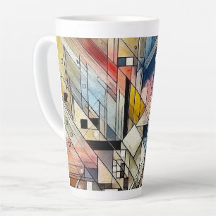 Geometric Delight Latte Mug