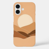 Geometric Desert Sunset: A Simplistic Study