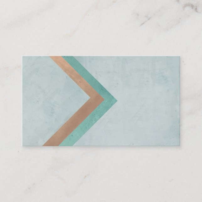 geometric design business card template on grey (Front)
