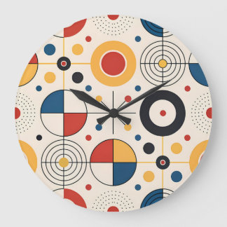 Geometric design clock