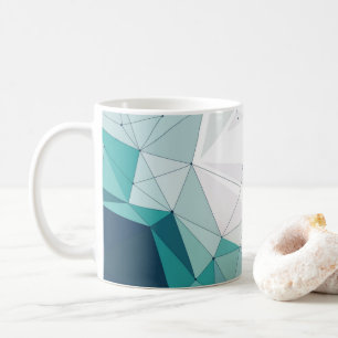 Geometric design coffee mug