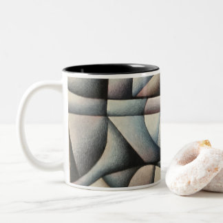 Geometric design coffee mug 