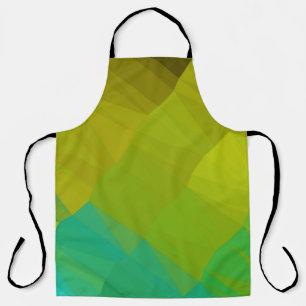 Geometric design. Colorful gradient background. Ge Apron