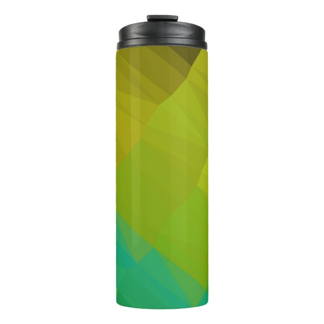 Geometric design. Colourful gradient background. G Thermal Tumbler (Front)