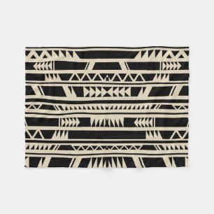 Geometric Design Ethnic Tribal Print Fleece Blanket