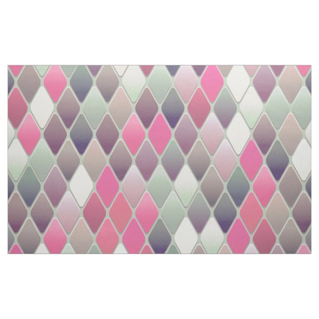 Geometric Design Fabric, Cotton Twill (58" width) Fabric (Yard)