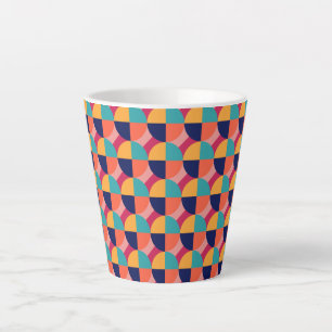 GEOMETRIC DESIGN. LATTE MUG
