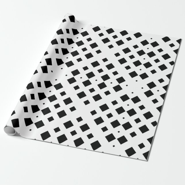 Geometric design with transparent background wrapping paper (Unrolled)