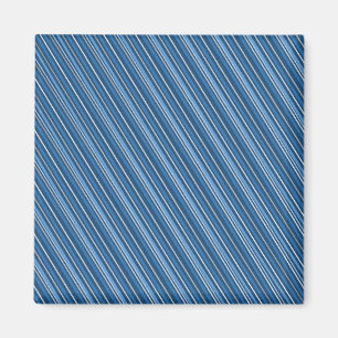 Geometric Diagonal Stripes Magnet