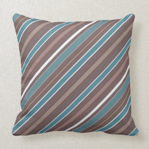 Geometric Diagonal Stripes with any Colour Cushion