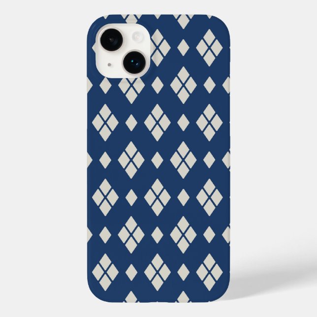 Geometric Diamond Pattern Case-Mate iPhone Case (Back)