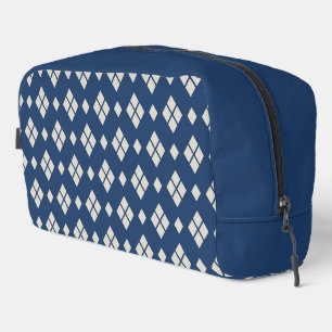 Geometric Diamond Pattern Dopp Kit