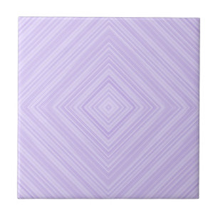 Geometric Diamond Purple And Lilac Bathroom Ceramic Tile