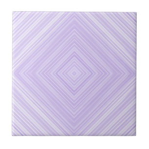 Geometric Diamond Purple And Lilac Bathroom Ceramic Tile