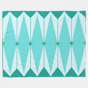 Geometric Diamonds & Starbursts Fleece Blanket
