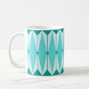 Geometric Diamonds & Starbursts Mug
