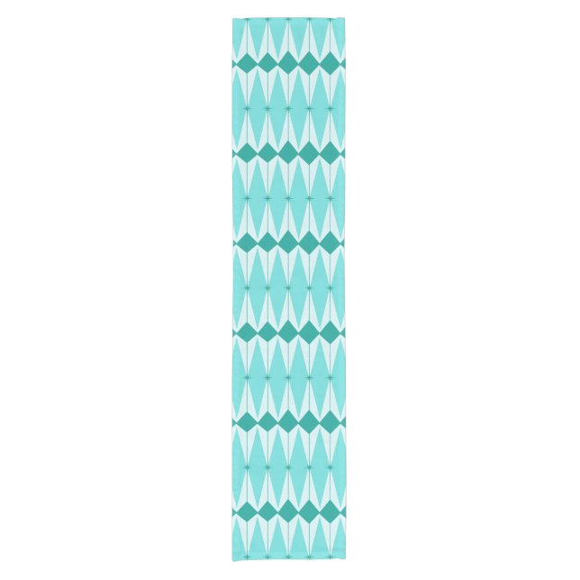 Geometric Diamonds & Starbursts Table Runner (Front)