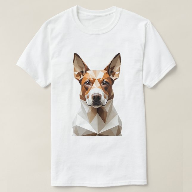 geometric dog T-shirt (Design Front)