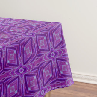 Geometric Doodle in shades of Purple Tablecloth