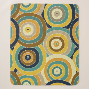 Geometric Doodle: Vibrant Seamless Background Sherpa Blanket
