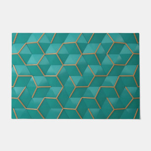 geometric doormat