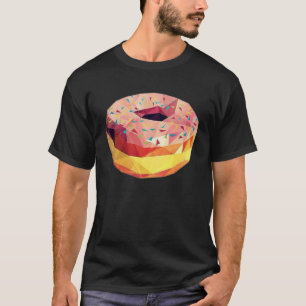 Geometric doughnut cupcake cake for women and men T-Shirt