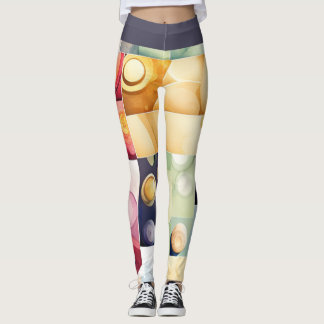 Geometric Drops Leggings