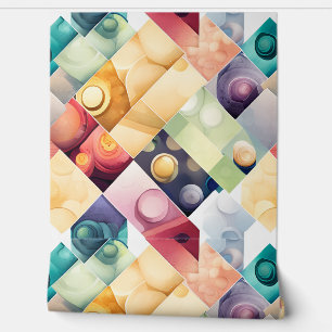 Geometric Drops Wallpaper