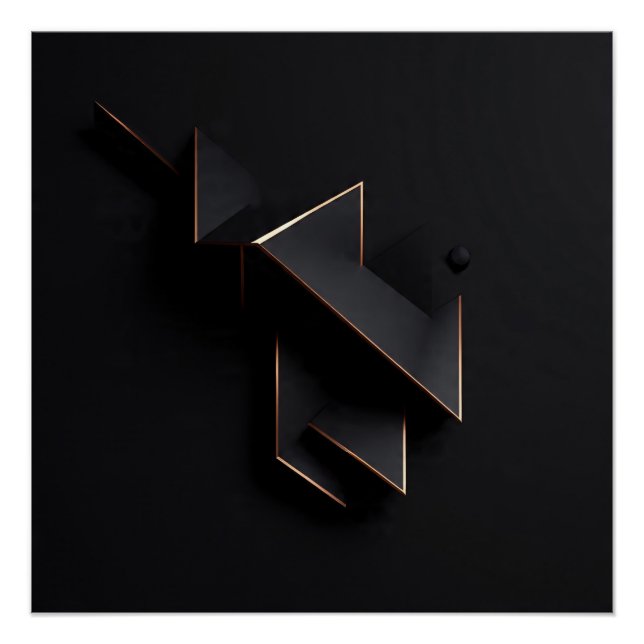 Geometric Eclipse Poster (Front)