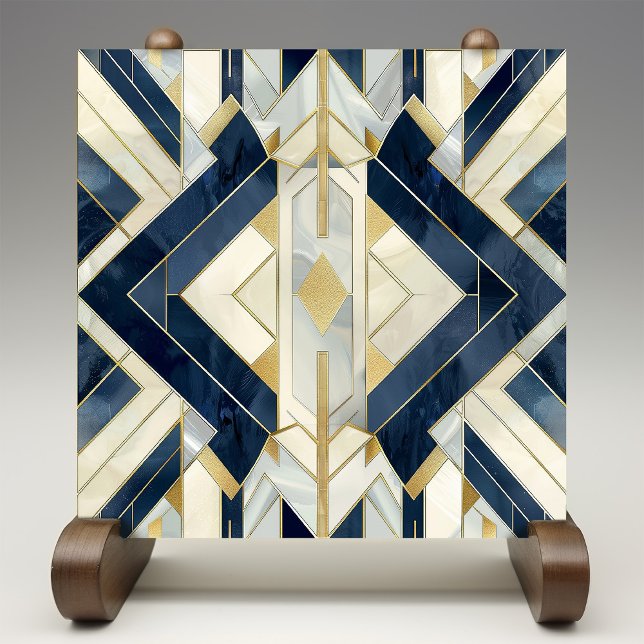 Geometric Elegance Art Deco Ceramic Tile (Creator Uploaded)
