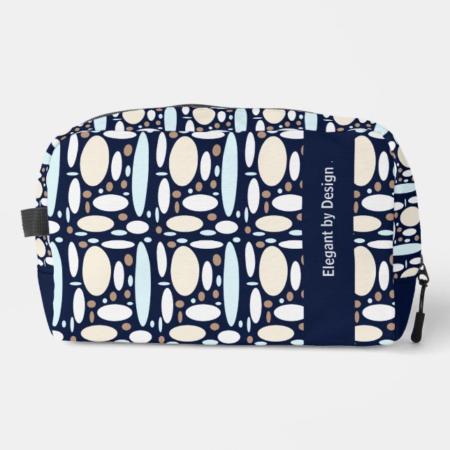 Geometric Elegance Dopp Kit (Front)