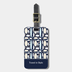 Geometric Elegance Luggage Tag