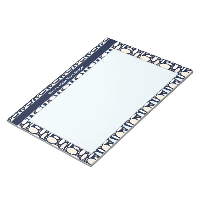 Geometric Elegance Notepad (Angled)