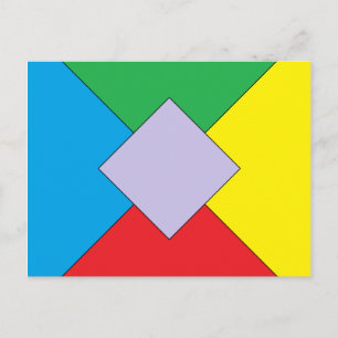 Geometric Elements Postcard