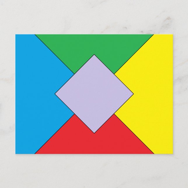 Geometric Elements Postcard (Front)