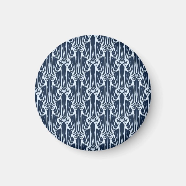 Geometric Elements: Stylised Modern Pattern Magnet (Front)
