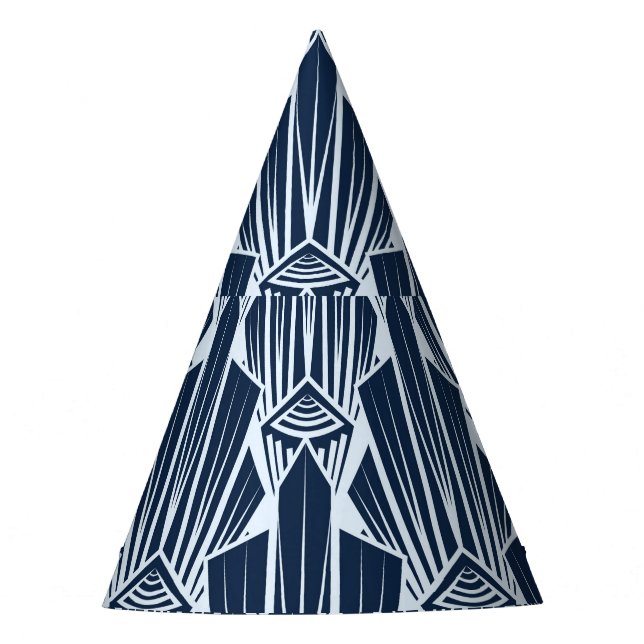 Geometric Elements: Stylised Modern Pattern Party Hat (Front)