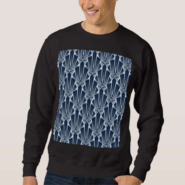 Geometric Elements: Stylised Modern Pattern Sweatshirt (Front)