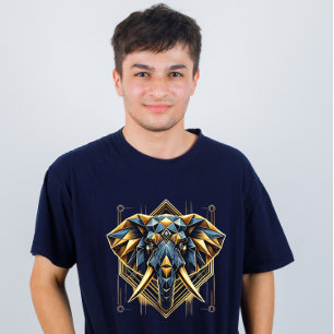geometric elephant t-shirt