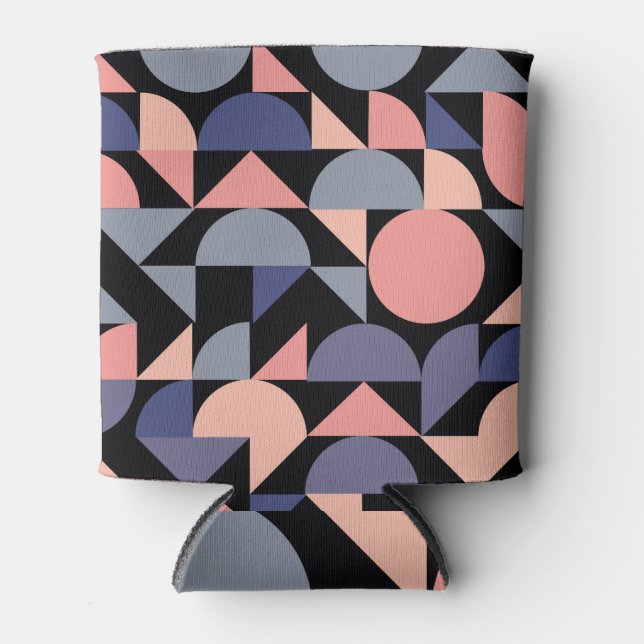 Geometric ethnic, abstract vintage background. can cooler (Front)