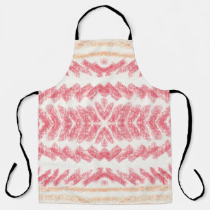 Geometric ethnic oriental seamless pattern. Tradit Apron