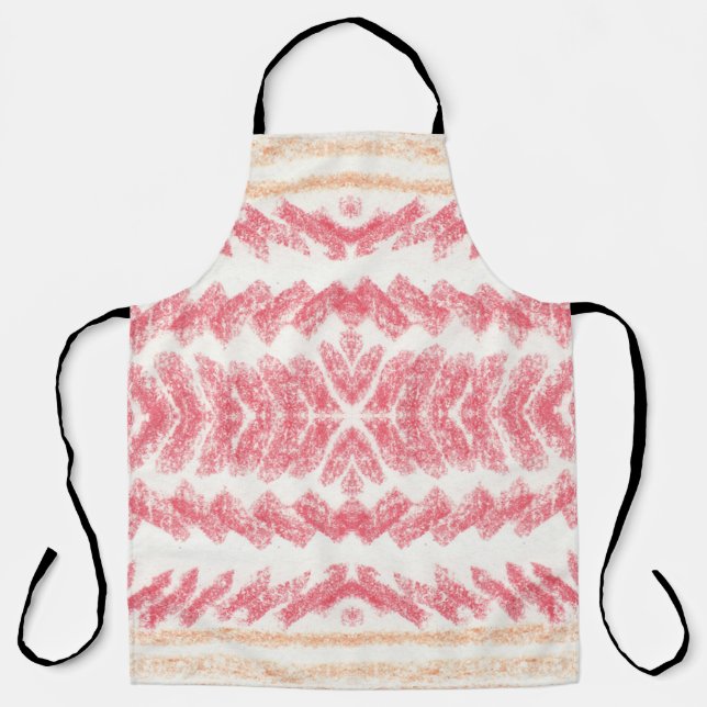 Geometric ethnic oriental seamless pattern. Tradit Apron (Front)