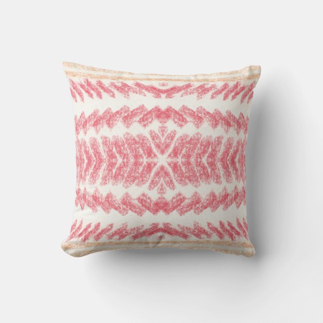 Geometric ethnic oriental seamless pattern. Tradit Cushion (Front)