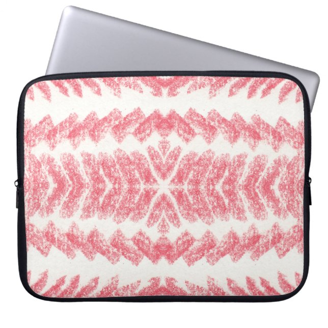 Geometric ethnic oriental seamless pattern. Tradit Laptop Sleeve (Front)
