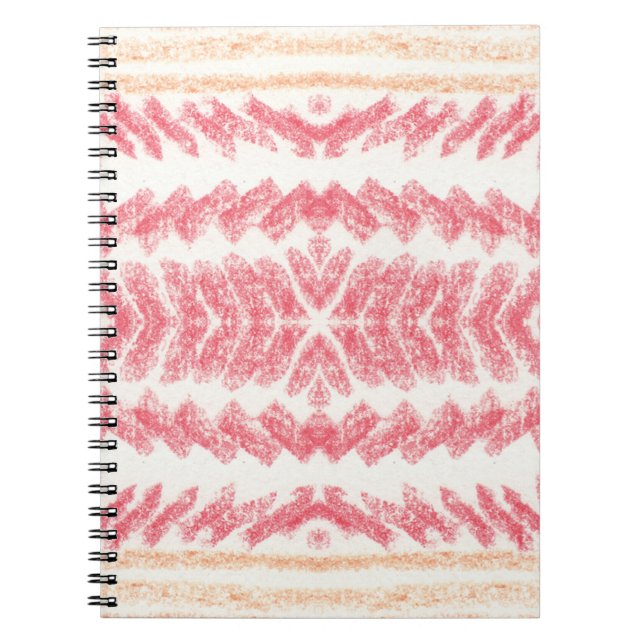 Geometric ethnic oriental seamless pattern. Tradit Notebook (Front)