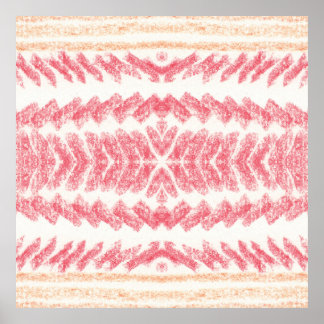 Geometric ethnic oriental seamless pattern. Tradit Poster