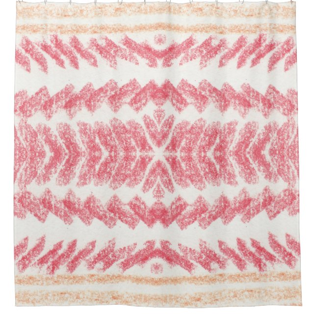 Geometric ethnic oriental seamless pattern. Tradit Shower Curtain (Front)