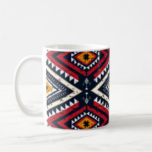 Geometric ethnic oriental seamless pattern traditi coffee mug